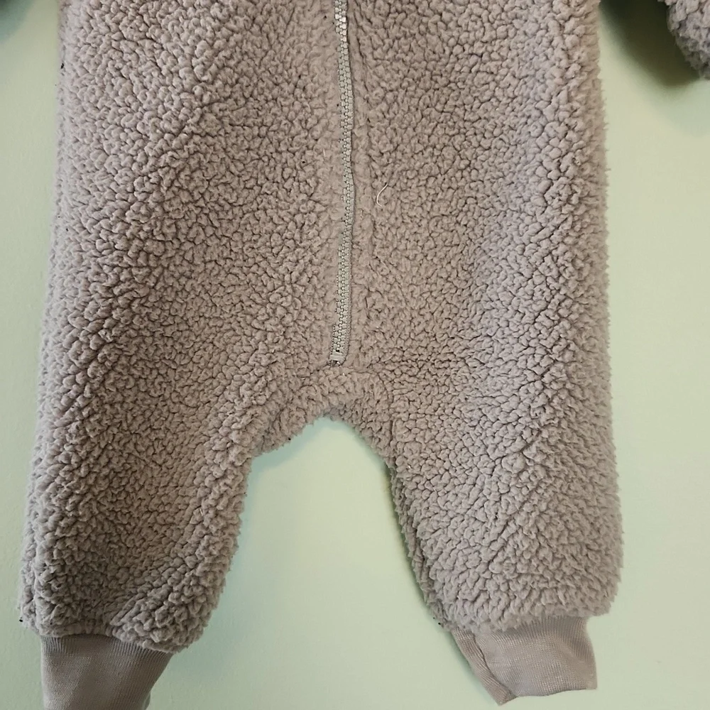 Carter’s Gray Fleece Footie Pajamas
